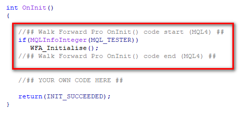 MQL4 OnInit() Code