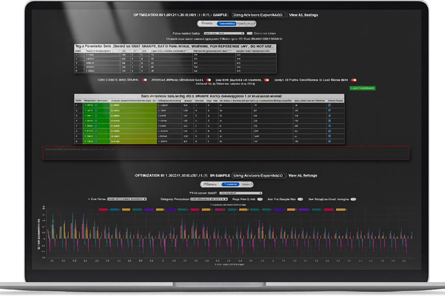OMS Dashboard on Laptop